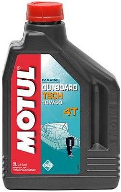 Масло моторное Motul 10w40 4Т Outboard TECH 1л