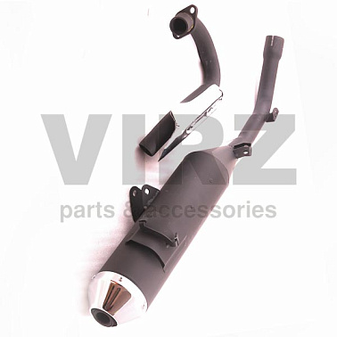 Глушитель 4Т 166FMM (CB250); XR250w, YD250GY