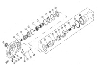 Редуктор передний (новый) (Часть 3) КВАДРОЦИКЛА STELS ATV 700 GT 2012