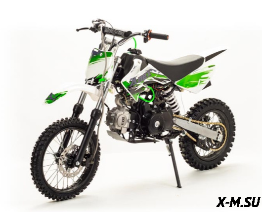 Мотоцикл MOTOLAND (МОТОЛЕНД) 110 APEX10 E зеленый 14/12