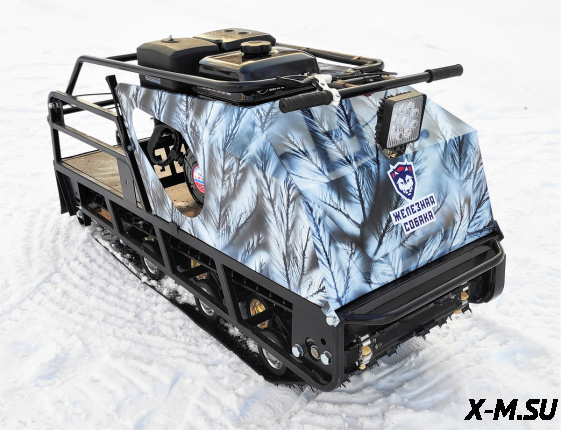 Мотобуксировщик Irondog (Железная собака) M500 20  Камуфляж Охотник