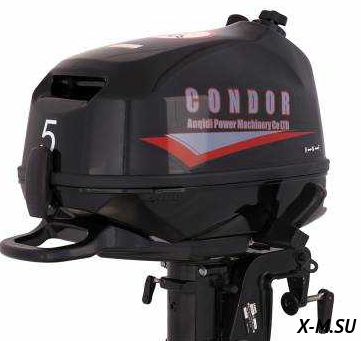 Лодочный мотор Condor F5HS с баком 12 л. Лодочный мотор Condor F5HS с баком 12 л.