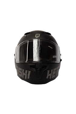 Шлем интеграл  HETOSHI FF938 MATTE BLACK double visor Цв.Черно-серый р.S