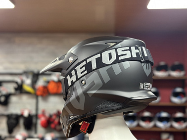 Шлем кроссовый HETOSHI OF836 EXOSS CROSS PRO MX289 цв.Черный Матовый р.S