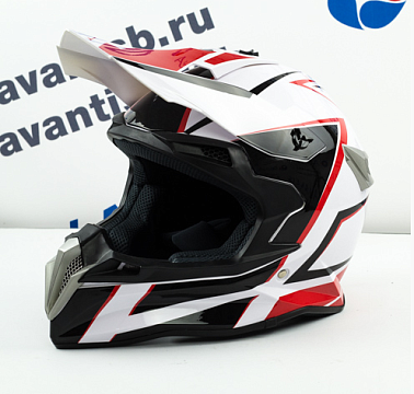 Шлем кроссовый Avantis Sweep, Красный