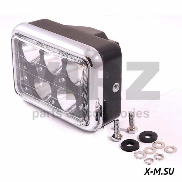 Фара головного света в сборе CG125, PLUTON, MINSK (5 SMD) ТИП1 