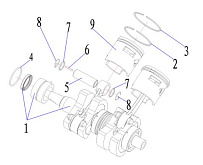 Поршневая 2-Х ТАКТНОГО ПЛМ PARSUN T30FWL