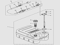 Топливный бак 2-Х ТАКТНОГО ПЛМ TITAN TP40AERTS