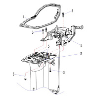 Прокладка базы 2-Х ТАКТНОГО ПЛМ PARSUN T30FWL